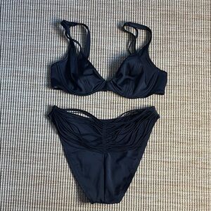 La Perla Black Two-Piece Bikini Set